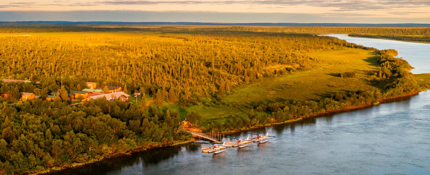 Alaska Rainbow Lodge, King Salmon AK, Alaska (landscape)